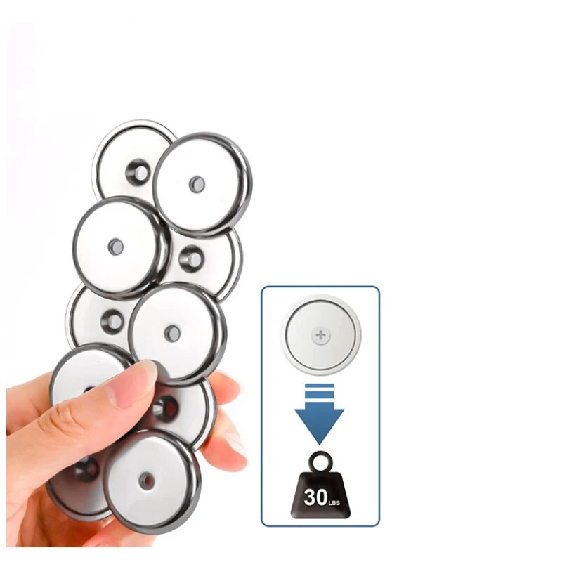 Lisslune | Strong Hold Round Base Mountable Magnet