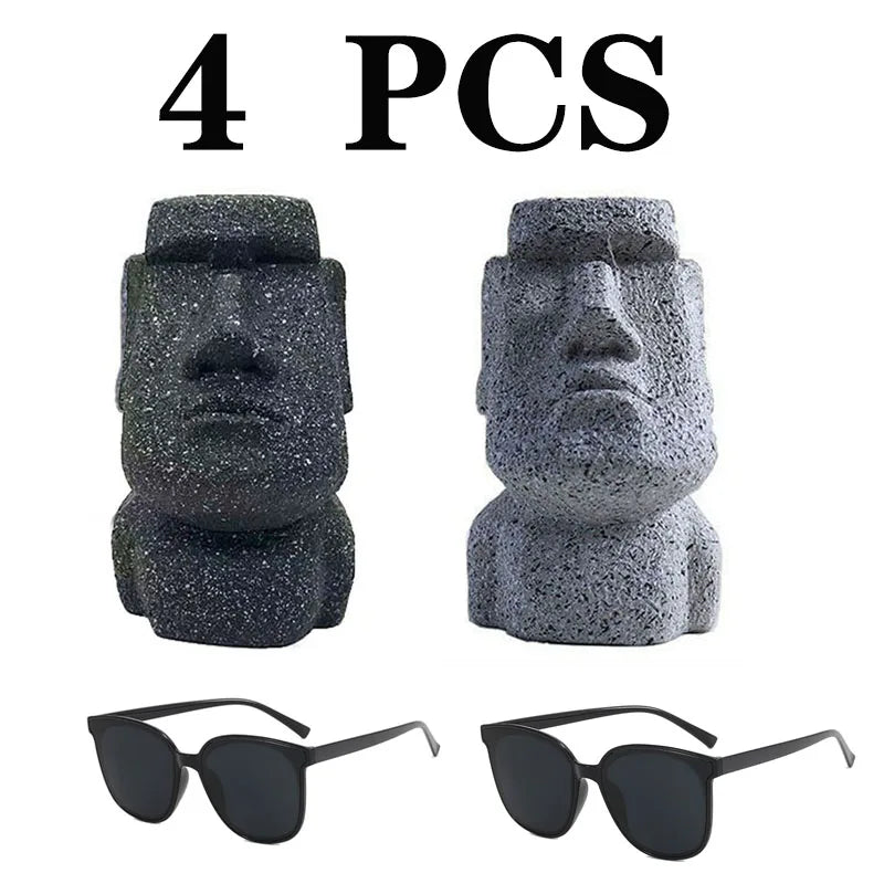 Lisslune | Stone Face Eyeglass Holder Stand