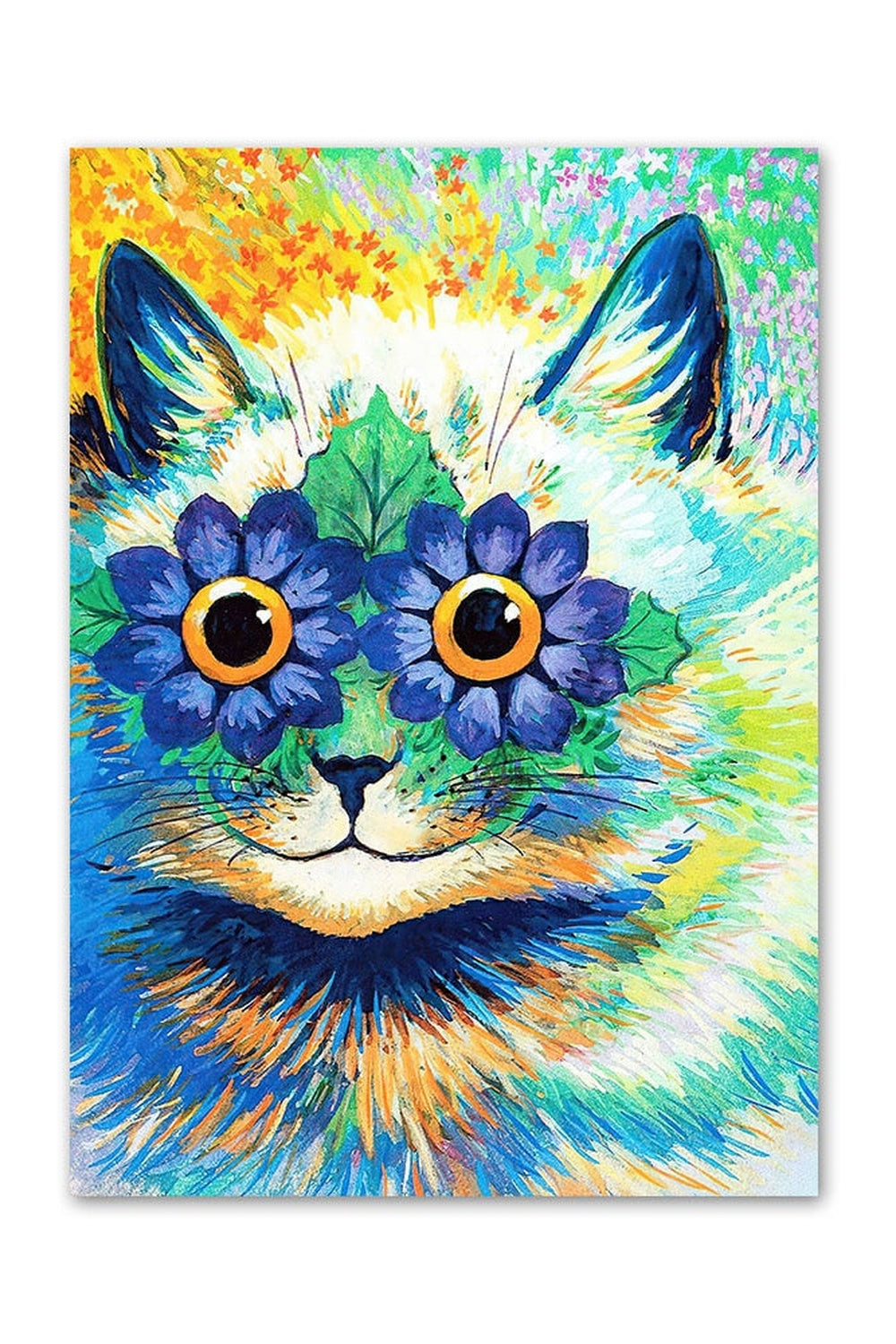 Lisslune | Wain Cats Psychedelic Poster