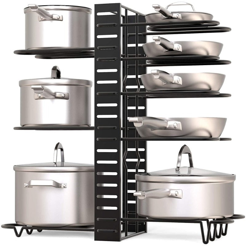 Lisslune | SpaceFlex Adjustable Pan Holder & Lid Holder | Organization & Flexibility in the Kitchen