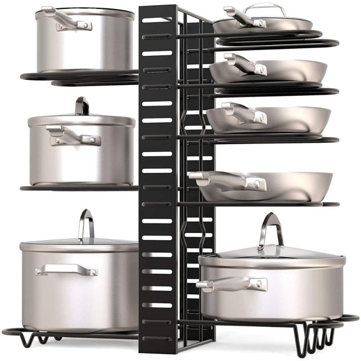 Lisslune | SpaceFlex Adjustable Pan Holder & Lid Holder | Organization & Flexibility in the Kitchen
