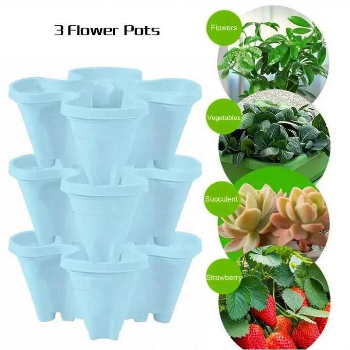 Lisslune | Space-saving vertical herb tower with mobile roll function