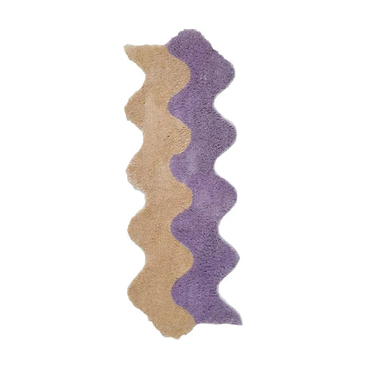 Rynx | Long irregular fluffy tufted rug room bed mat doormat non-slip bathroom rug entrance rug mats kitchen door mats