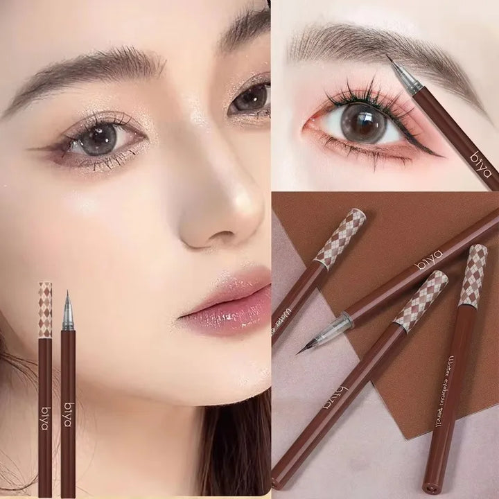 Rynx | Waterproof Liquid Eyebrow Pencil Makeup for Women Easy to Color Eyebrow Pencil 0.01MM Ultra Thin Tip Eye Makeup Cosmetics