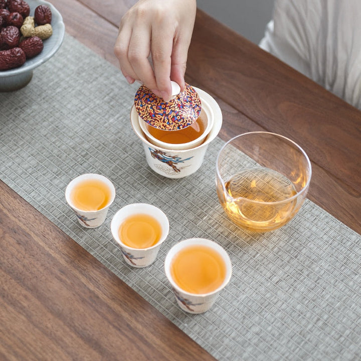 Lisslune | Magical Winter Ceramic Tea Cup Set