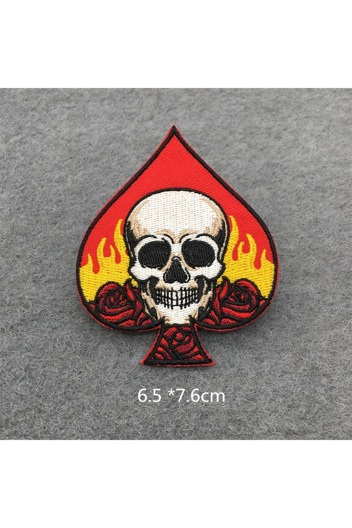 Lisslune | Punk embroidered patch set