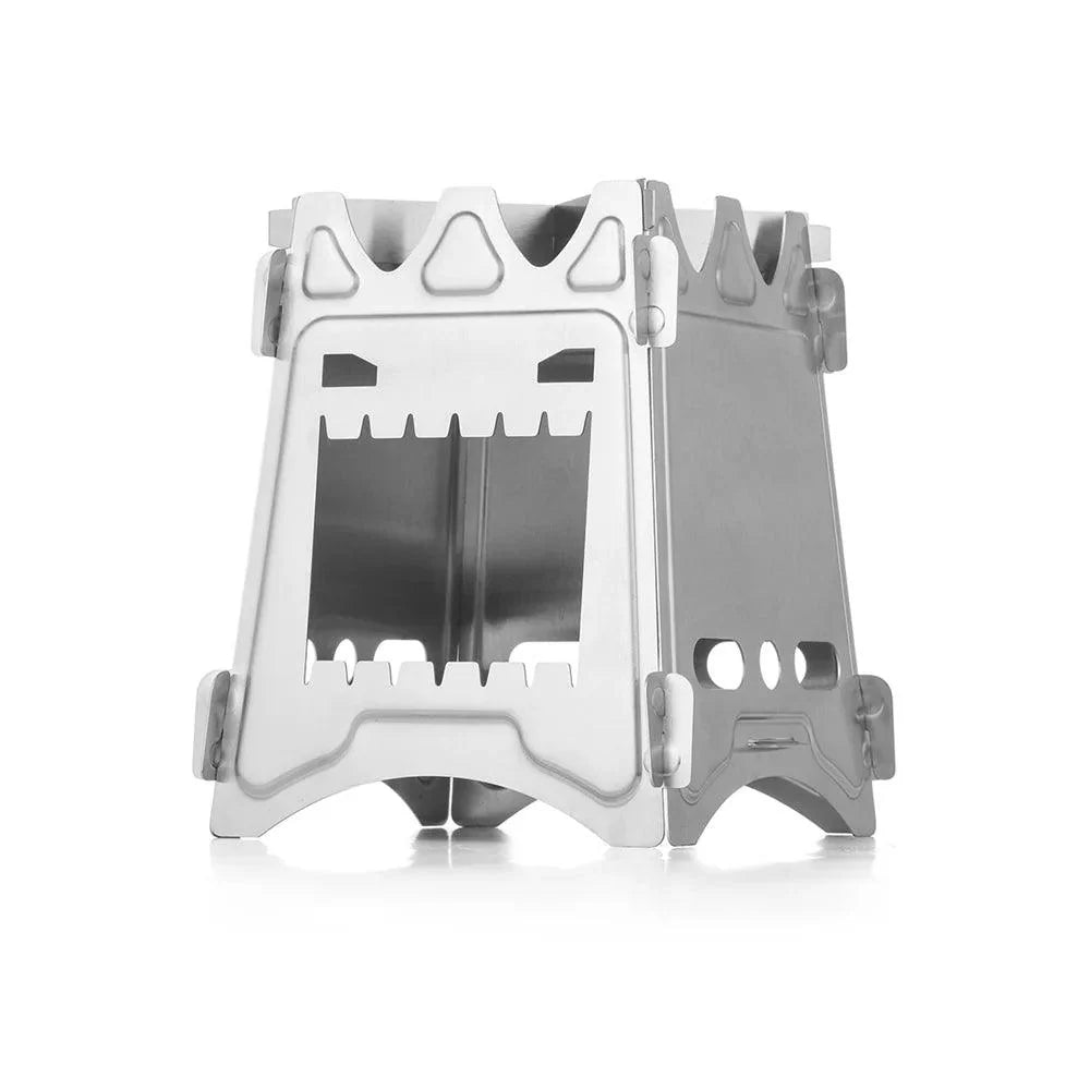 Lisslune | Compact Outdoor Stainless Steel Camping Stove - Perfect for Hiking and Cooking in the Wild