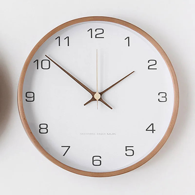 Lisslune | TranscendTime | Wall clock made of wood and glass