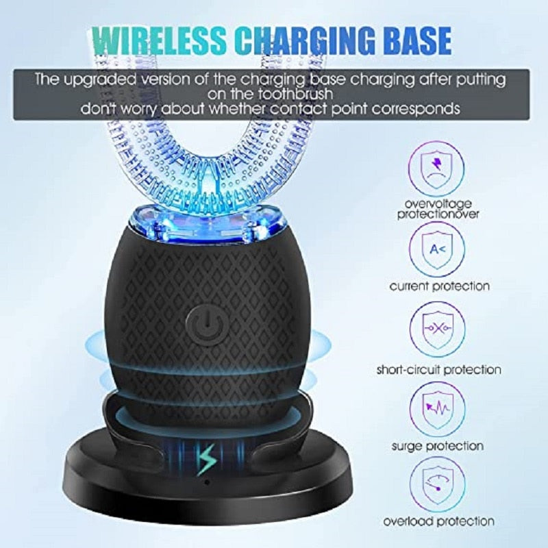 Lisslune | Clean360 U-Shape Blue Light Tooth Cleaner