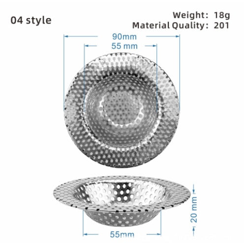 Lisslune | Stainless Steel Sink Drain Catch All Strainer