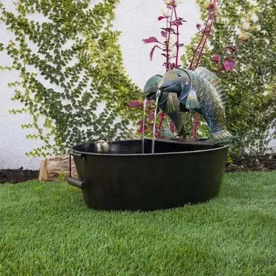Lisslune | Animal Figures | Enchanting Waterfall Fountain for Outdoors