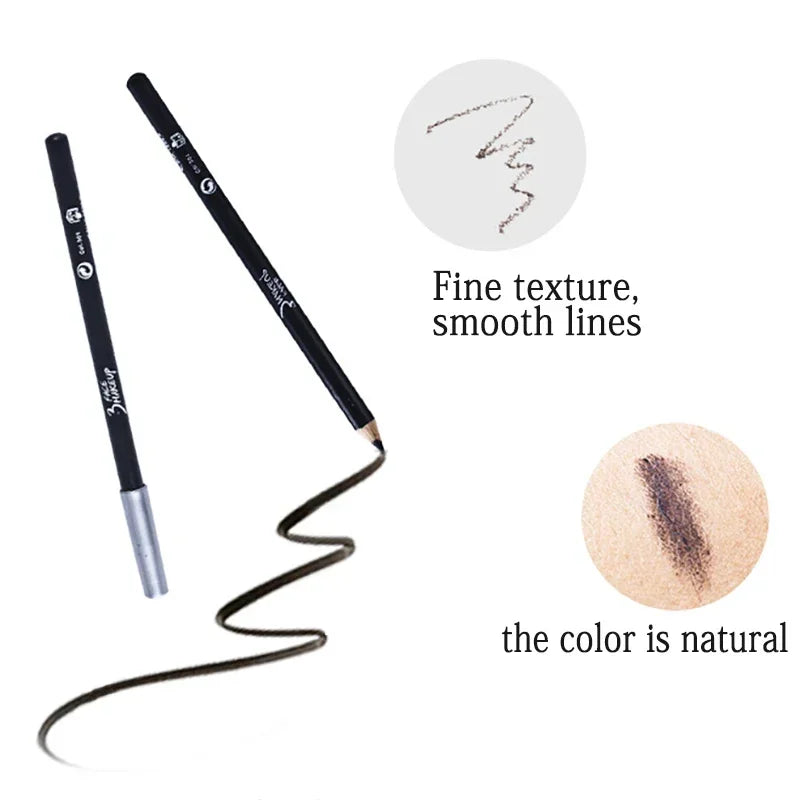 Rynx | Black Eyeliner Pencil Professional Makeup Brown Matte Eyebrow Pencil Waterproof Long-lasting Smooth Pencil Beauty Tool Accessories