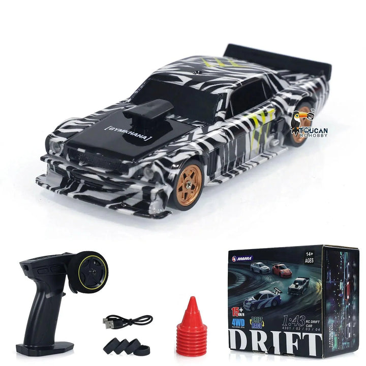 Lisslune | Ultimate 1/43 Scale 4WD Remote Control Drift Car - Mini Racing Experience for Kids