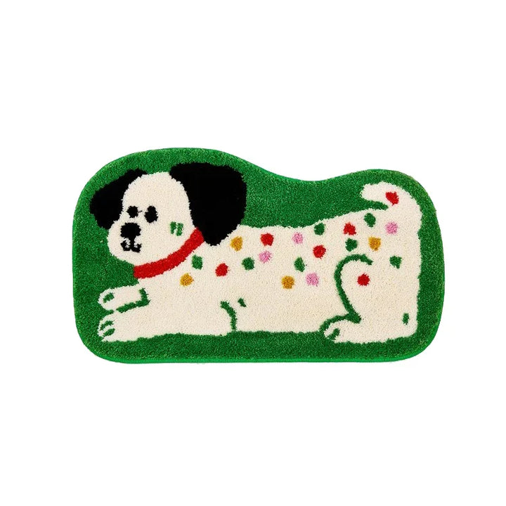 Rynx | Cute Tufting Cat Dog Bathroom Mat Cartoon Bathroom Rug Entrance Mat Floor Anti-Slip Pad Aesthetic Home Decor 40x70cm