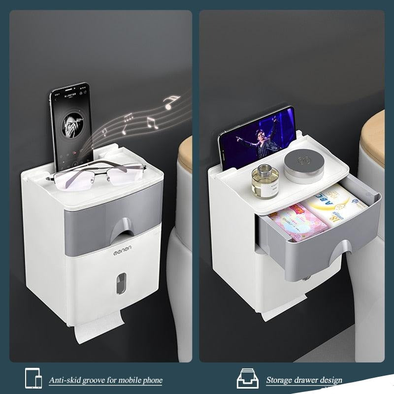 Lisslune | Chic Moisture-Resistant Toilet Paper Holder for Modern Bathrooms