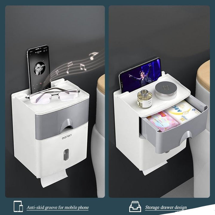 Lisslune | Chic Moisture-Resistant Toilet Paper Holder for Modern Bathrooms