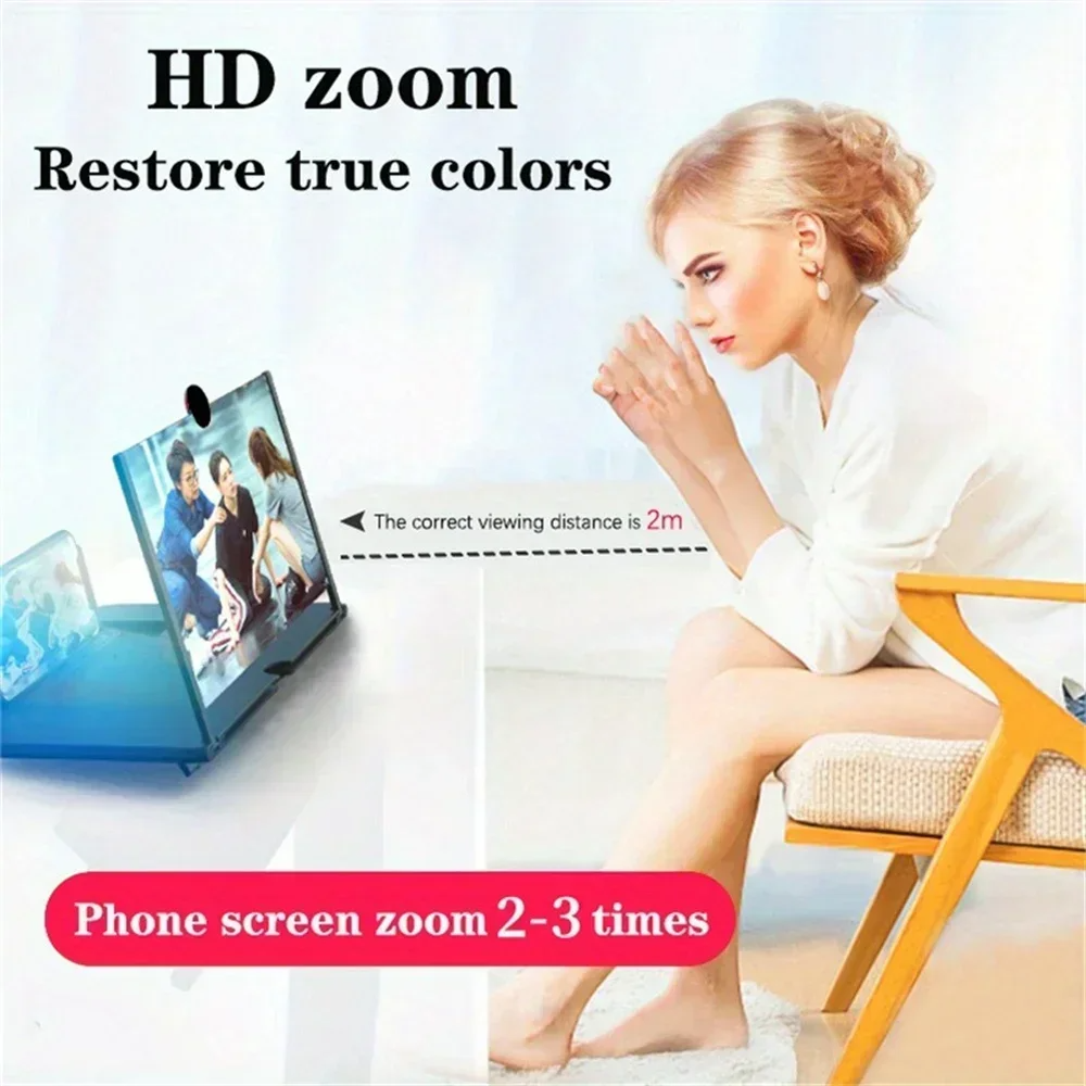 Lisslune | Phone Screen Magnifier – Portable 10 Inch Smartphone Projector