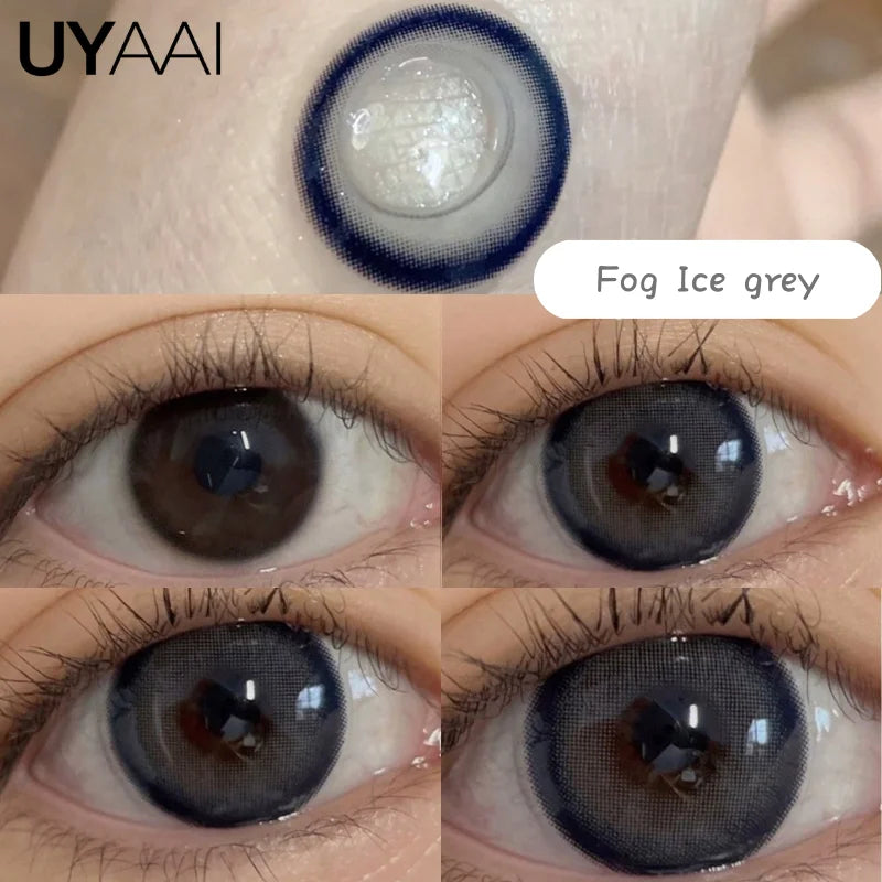 Rynx | 1 Pair Korean Color Contacts for Eyes Cosplay Lenses Large Eye Makeup Pink Lens