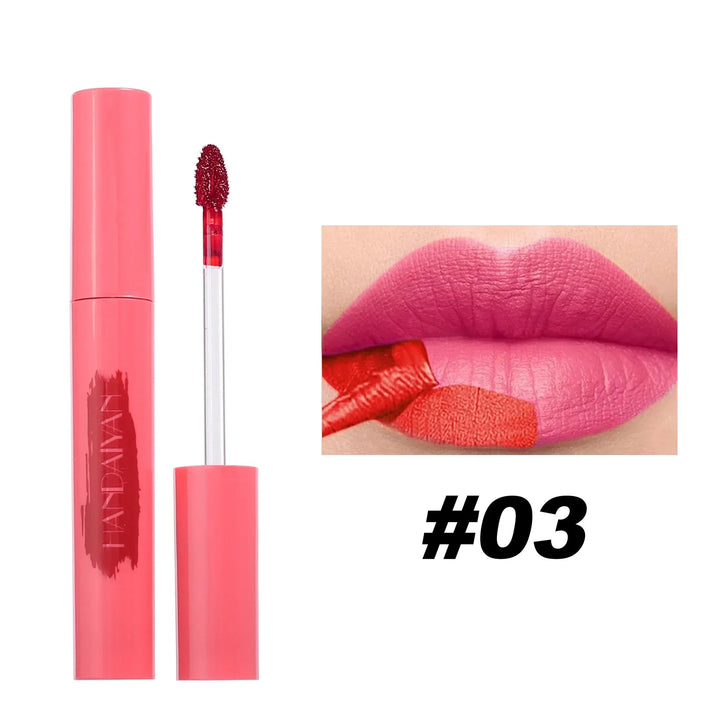 Rynx | Peel-Off Tattoo Mask Lip Gloss Lipstick Waterproof Long-Lasting Matte Lip Tint Red Brown Contour Tear-Off Lip Stain Cosmetics