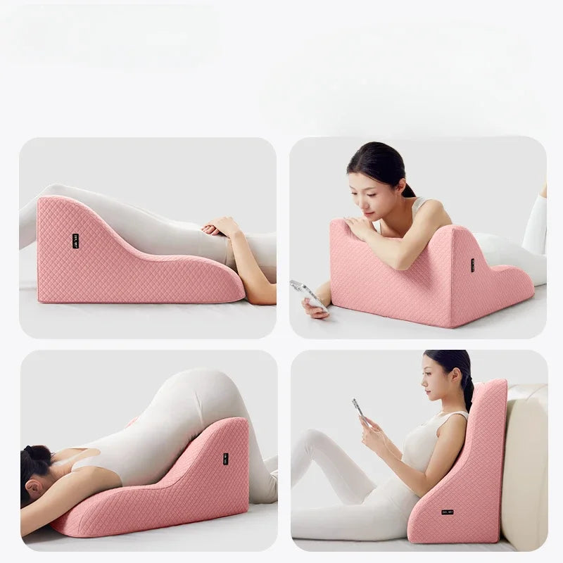 Lisslune | Multi-Angle Spine Support Memory Foam Ergonomic Pillow