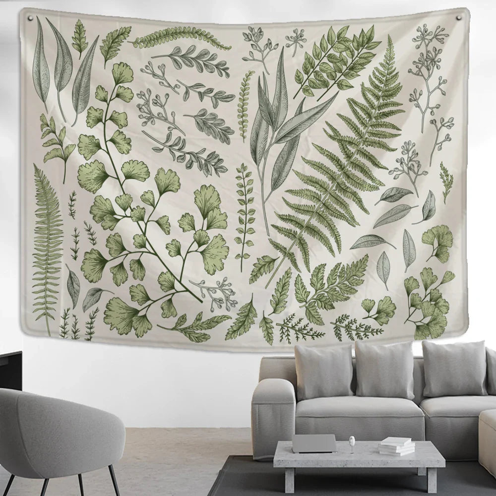 Lisslune | Ferns Nature Wall Tapestry