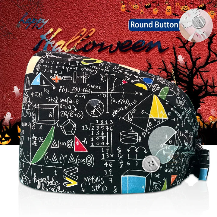 Lisslune | Surgical Skull Print Apron with Adjustable Design and Button