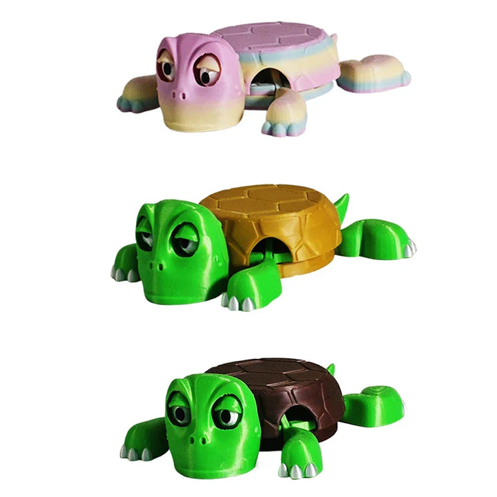 Rynx | Panicured Turtle Coaster 3D-printed Cup Mat Insulation Pad Home Office Decorative Coaster Cup Holder with Funny Expression