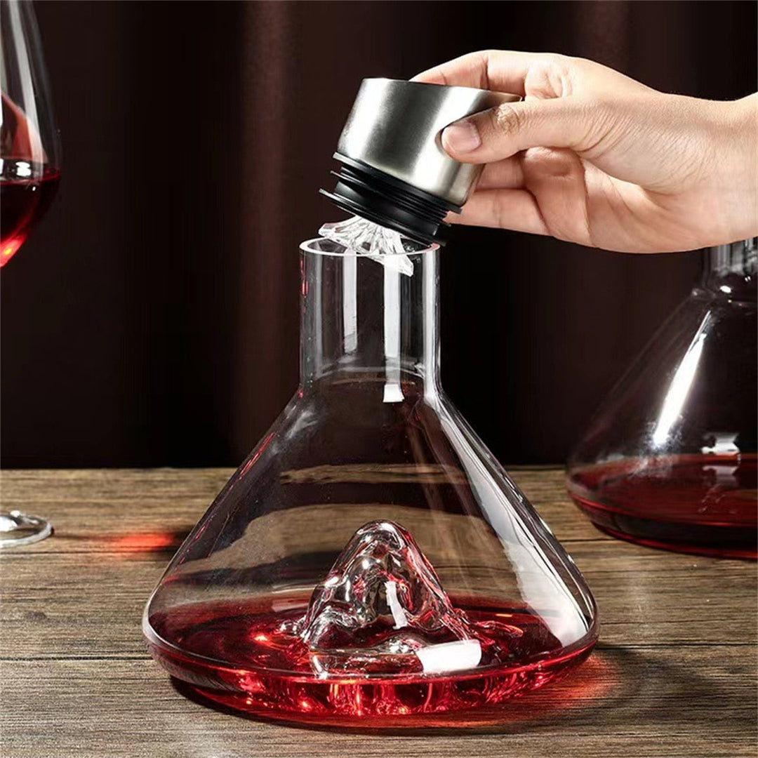 Lisslune | Dreamy Mountain Premium Crystal Wine Decanter