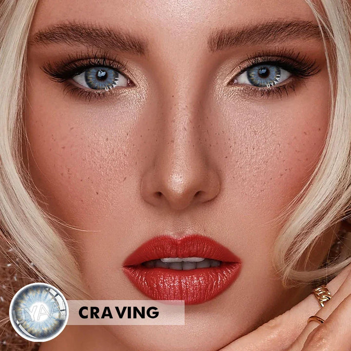 Rynx | 1 Pair of Color Contact Lenses for Naturally Beautiful Pupil Color Lenses Cosmetics Blue Eyes Contact Lenses Fast Delivery