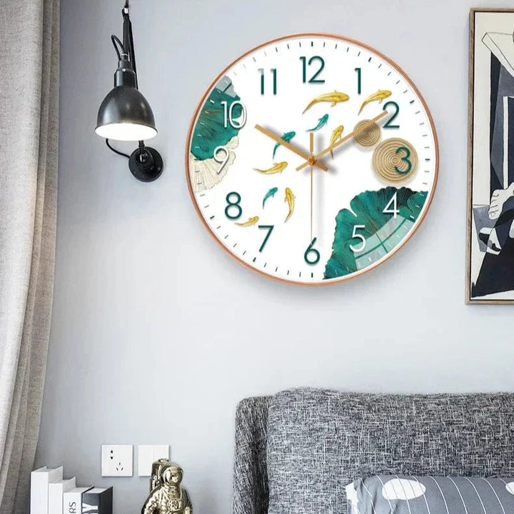 Lisslune | ScandiTick Elegant Wall Clock – Modern Design for Every Interior