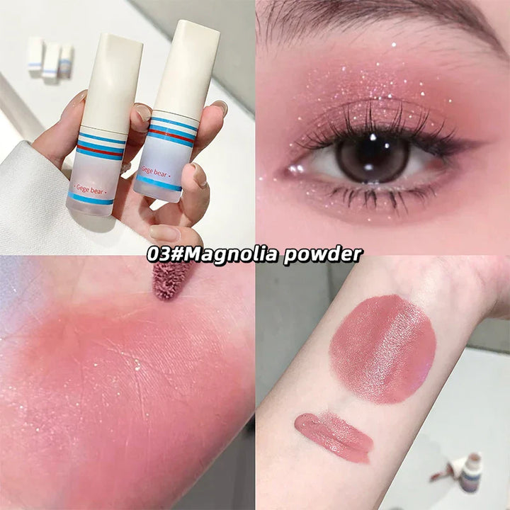 Rynx | Gege Bear Sparkling Diamond Liquid Eyeshadow, Versatile Highlighter Eyeshadow, No selection based on skin tone