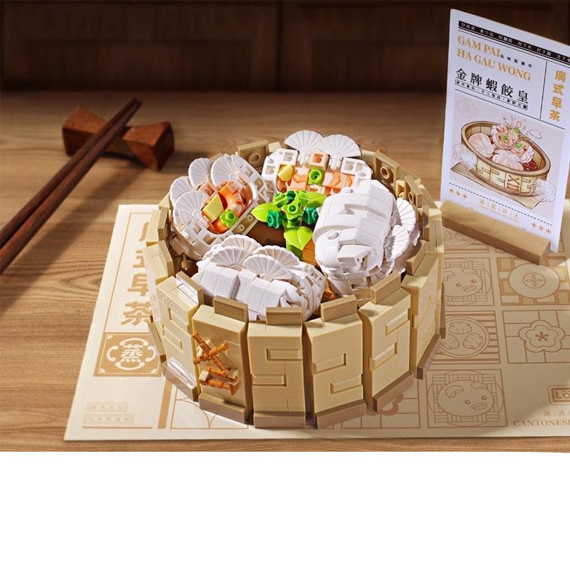 Lisslune | Cantonese Dim Sum Delight Mini Construction Set - Elite Culinary Experience