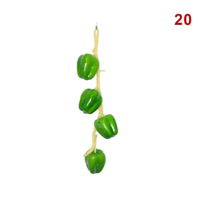 Lisslune | Realistic Hanging Foam Fruit and Seafood Decoration for Home and Event Enhancement