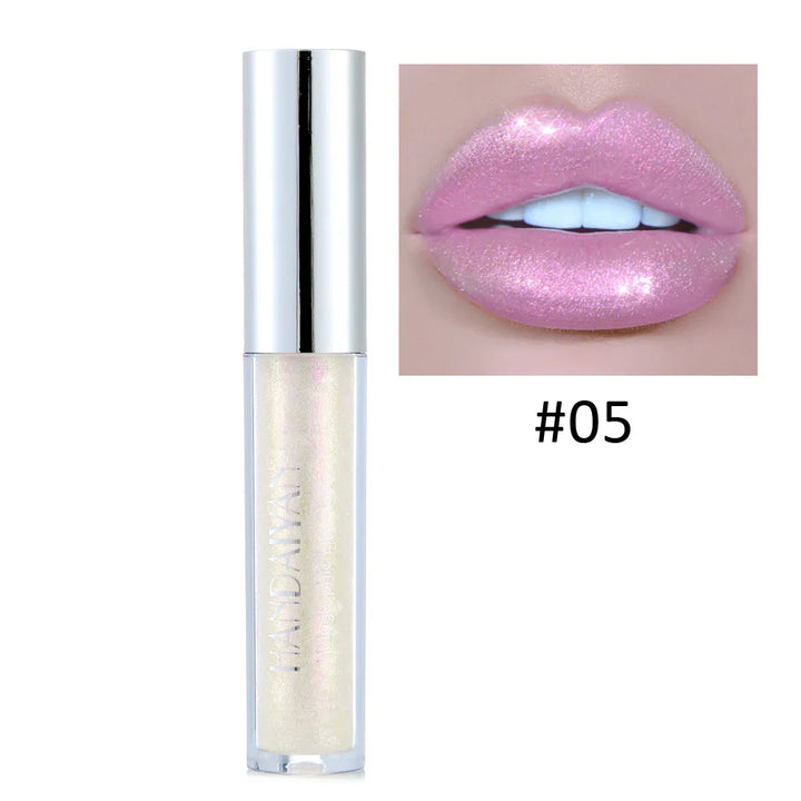 Rynx | Transparent Glitter Lipstick Women Makeup Diamond Shiny Long-lasting Waterproof Liquid Lipstick Non-sticky Glitter Lip Cosmetics