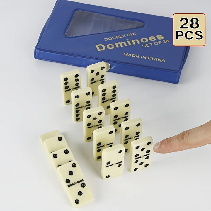 Rynx | Domino Chess Set - high-quality board game toy, equipped with robust PVC storage boxes, very suitable for game nights with the family