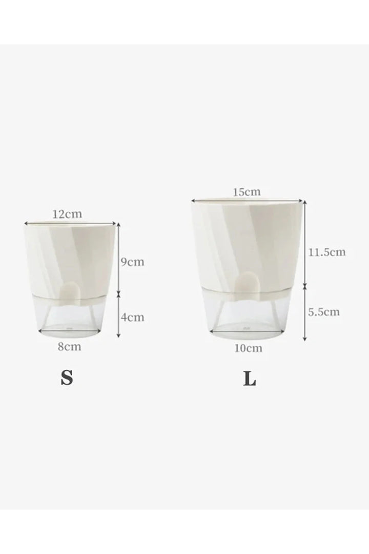 Lisslune | Transparent office plant pot