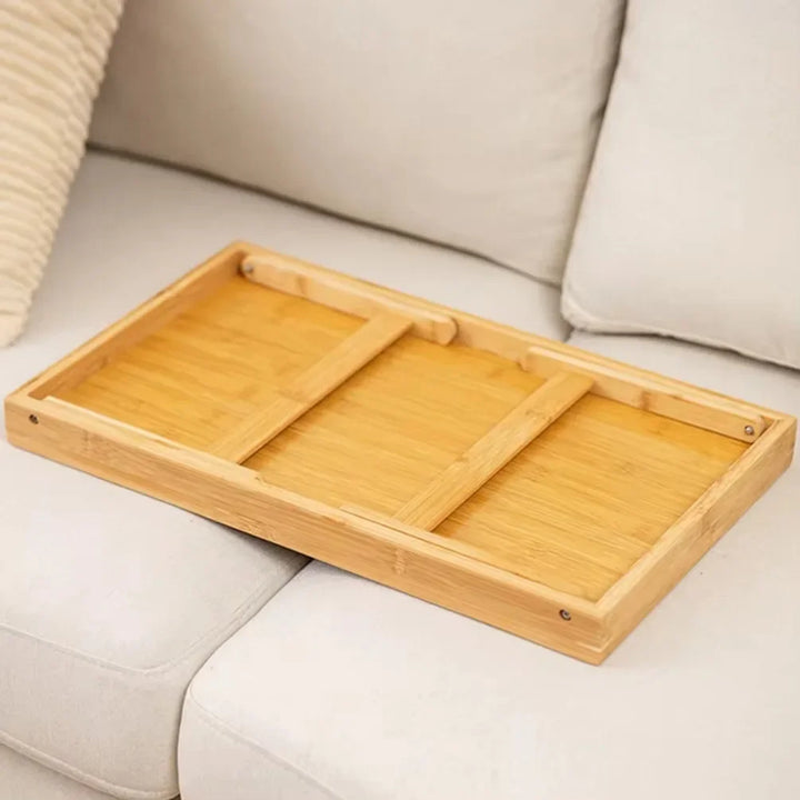 Rynx | Wood Folding Table Bed Tray Folding Column Laptop Cooling Holder Adjustable Stand Portable Camping Picnic Table Drawing Table