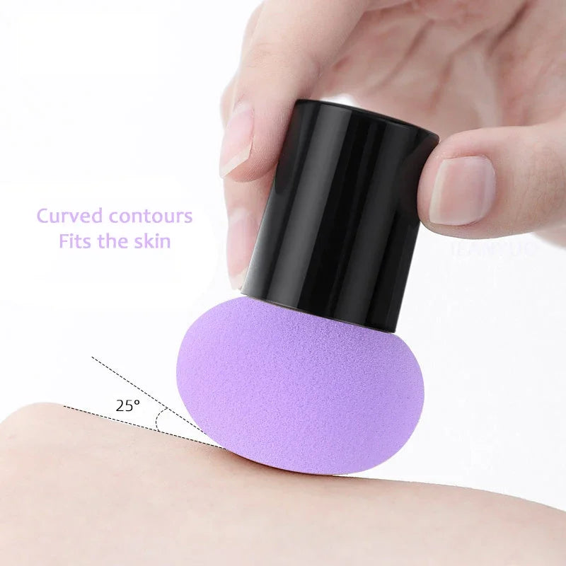 Rynx | Mushroom Head Makeup Puff Air Cushion Beauty Handle Cosmetic Egg Dry and Wet Dual-Use Super Soft Makeup Sponge with Box Set