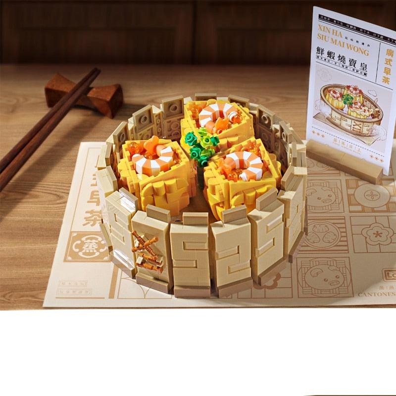Lisslune | Cantonese Dim Sum Delight Mini Construction Set - Elite Culinary Experience
