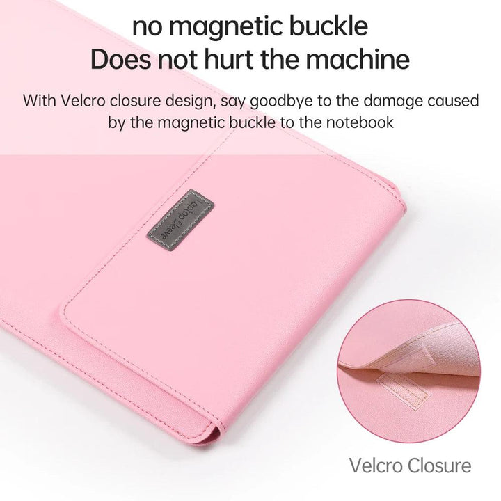 Lisslune | Elegant 13-inch PU leather MacBook Air Pro case set with medium bag & cable organizers