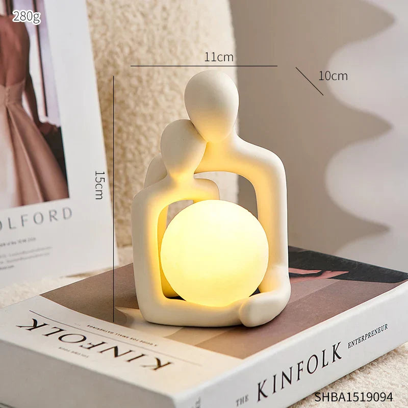 Lisslune | Eternal Bond Love Couple Night Decor Lamp