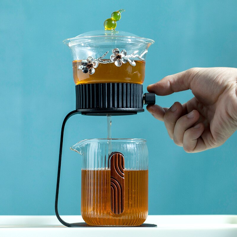 Lisslune | Ancient Mystery Leaf Glass Teapot
