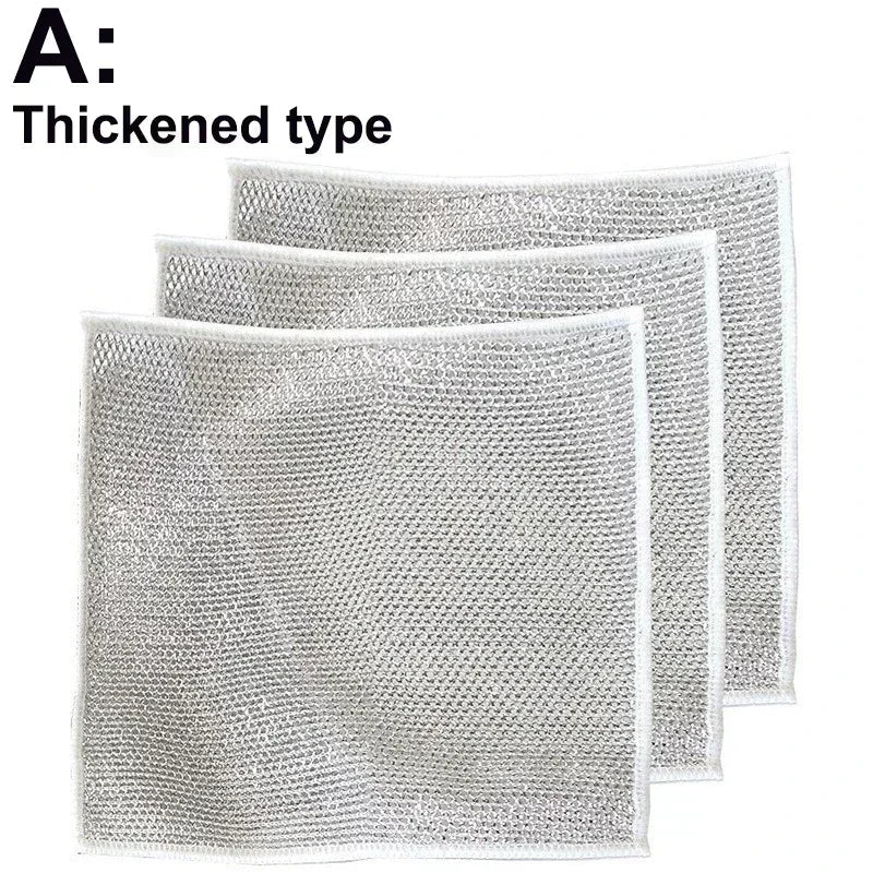 Lisslune | Non-Stick Iron Wipe Double Layer Wire Cleaning Cloth