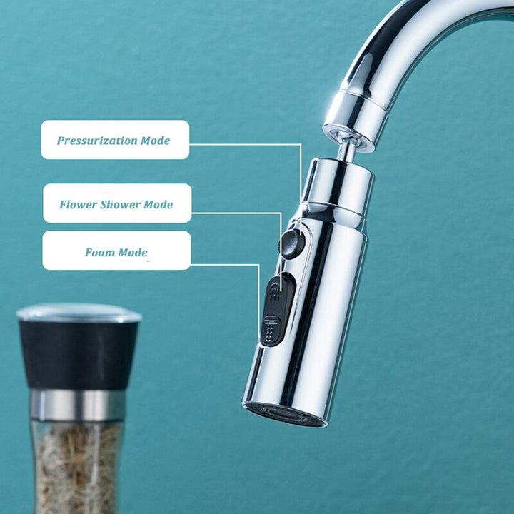 Lisslune | 3-Mode Anti-Splash Faucet Adapter