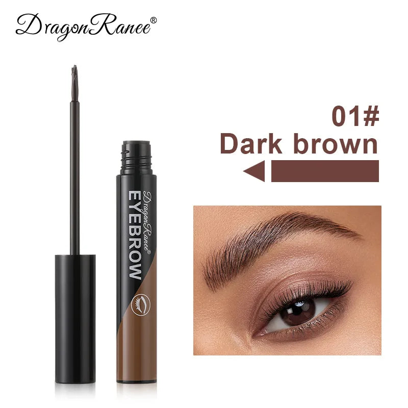 Rynx | Peel-off Eyebrow Gel Natural Eyebrow Tattoo Dark Brown Tint Makeup Waterproof Long-lasting Eyebrow Enhancer Liquid Gel Tear-proof Easy