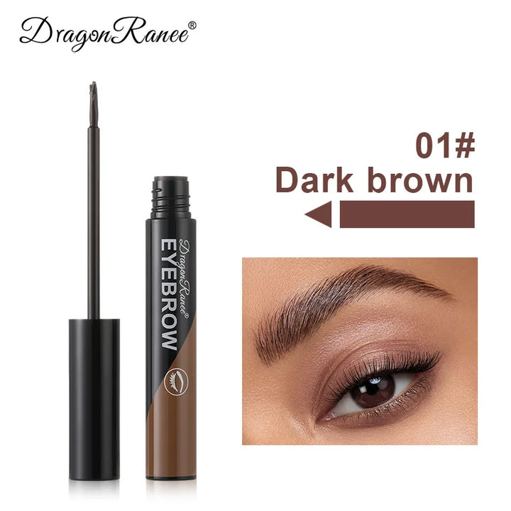 Rynx | Peel-off Eyebrow Gel Natural Eyebrow Tattoo Dark Brown Tint Makeup Waterproof Long-lasting Eyebrow Enhancer Liquid Gel Tear-proof Easy