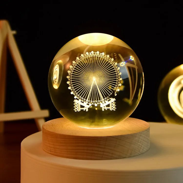 Lisslune | Glowing 3D Crystal Night Lights – Unique Gifts for All Occasions