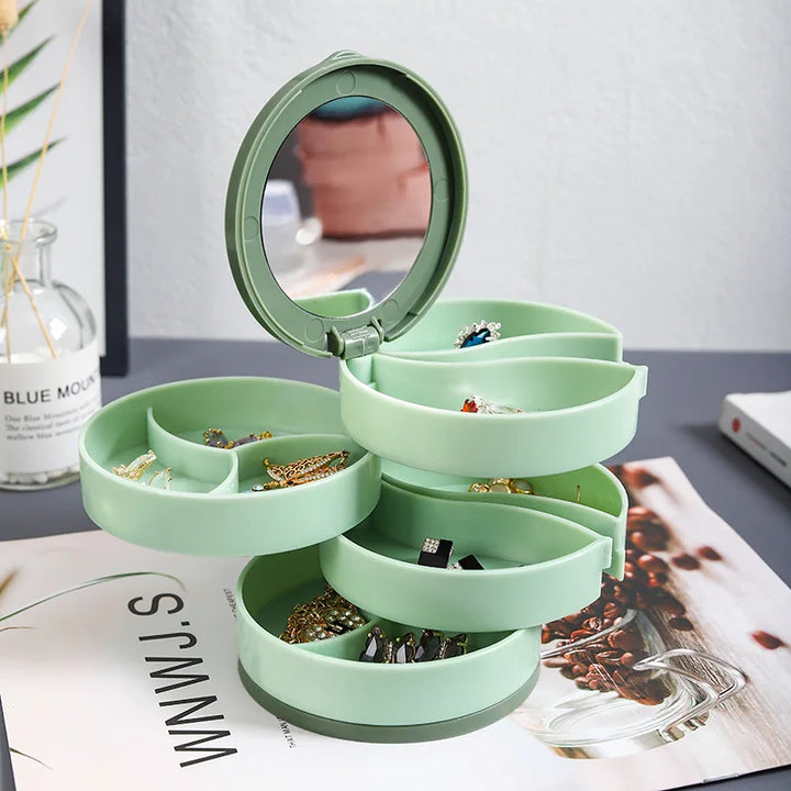 Lisslune | Multi-Layer Rotating  Jewelry Organizer Storage