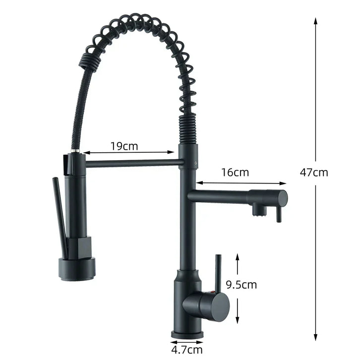 Lisslune | SpringFlow – Kitchen faucet with dual outlet