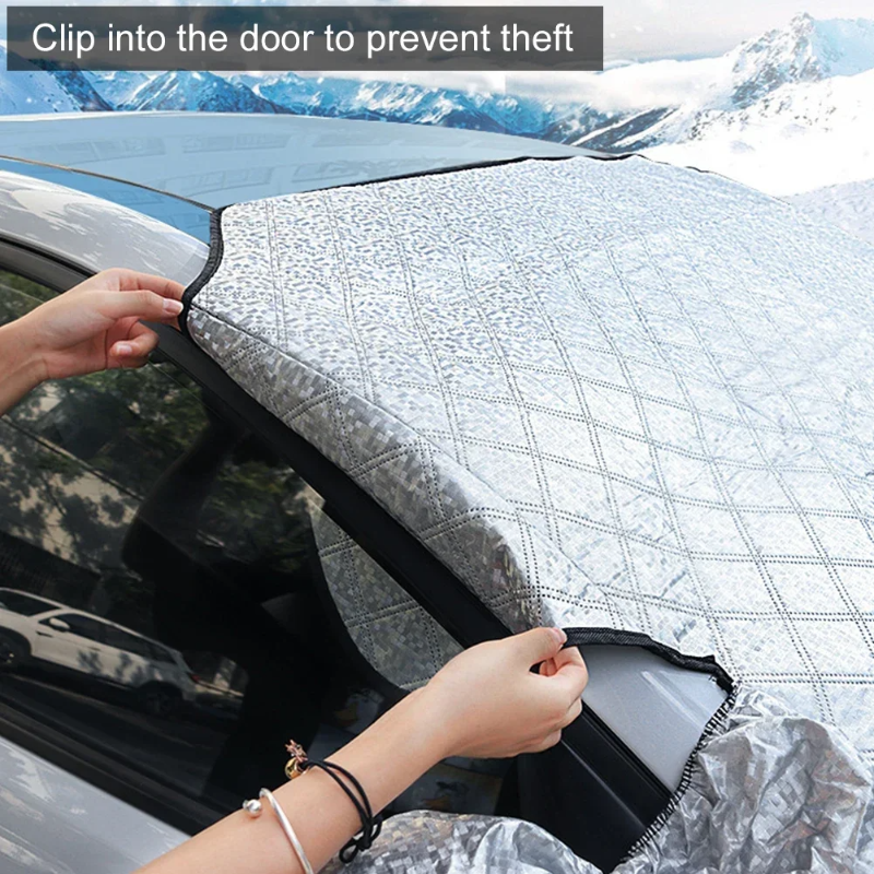 Lisslune | AllWeather Shield – Magnetic Windshield Protector for Car, Anti-Frost & UV